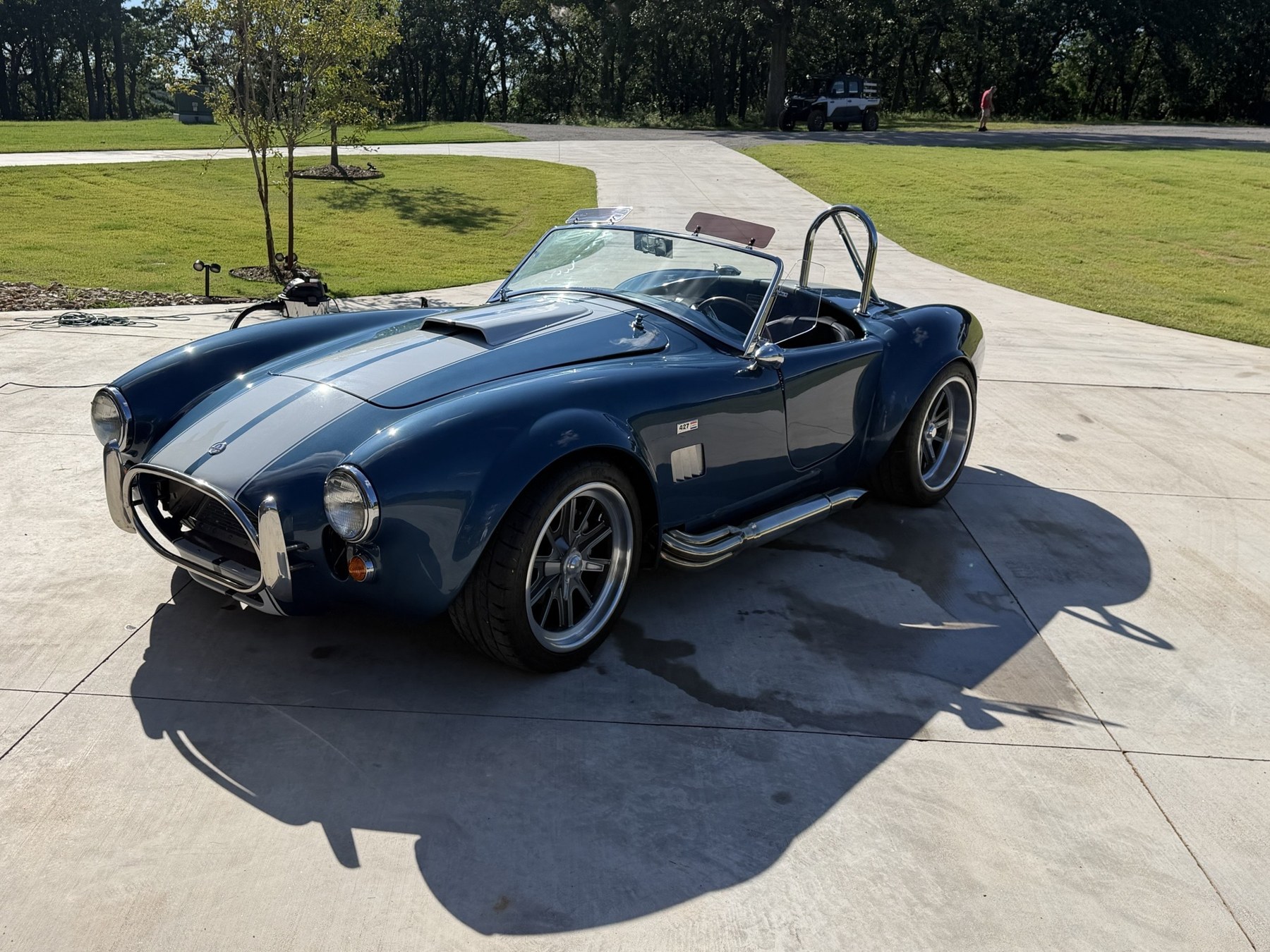 Aaron's blue 427 Cobra